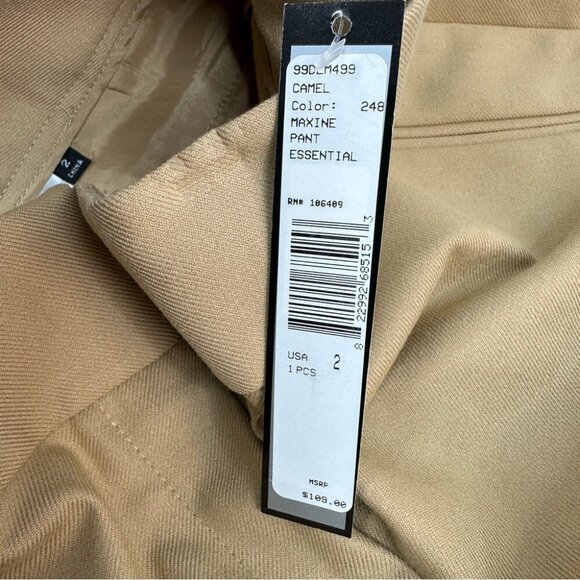 Tahari ASL Women’s NWT Camel Maxine Tapered Business Career Pants 2/W28/L29.75 - Picture 6 of 10